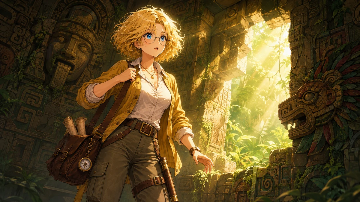 Goldie and the Lost City of Riddles artwork
