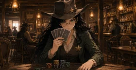 Poker table with Sage