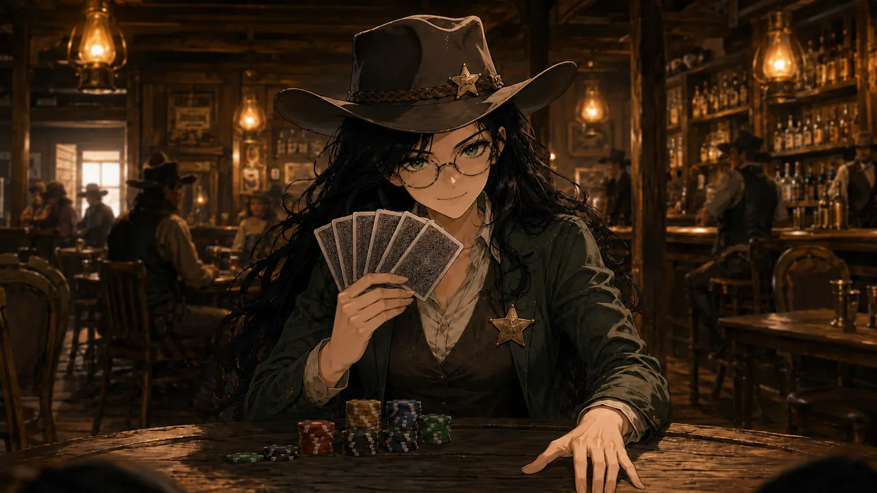 Sage's Saloon Poker gameplay artwork