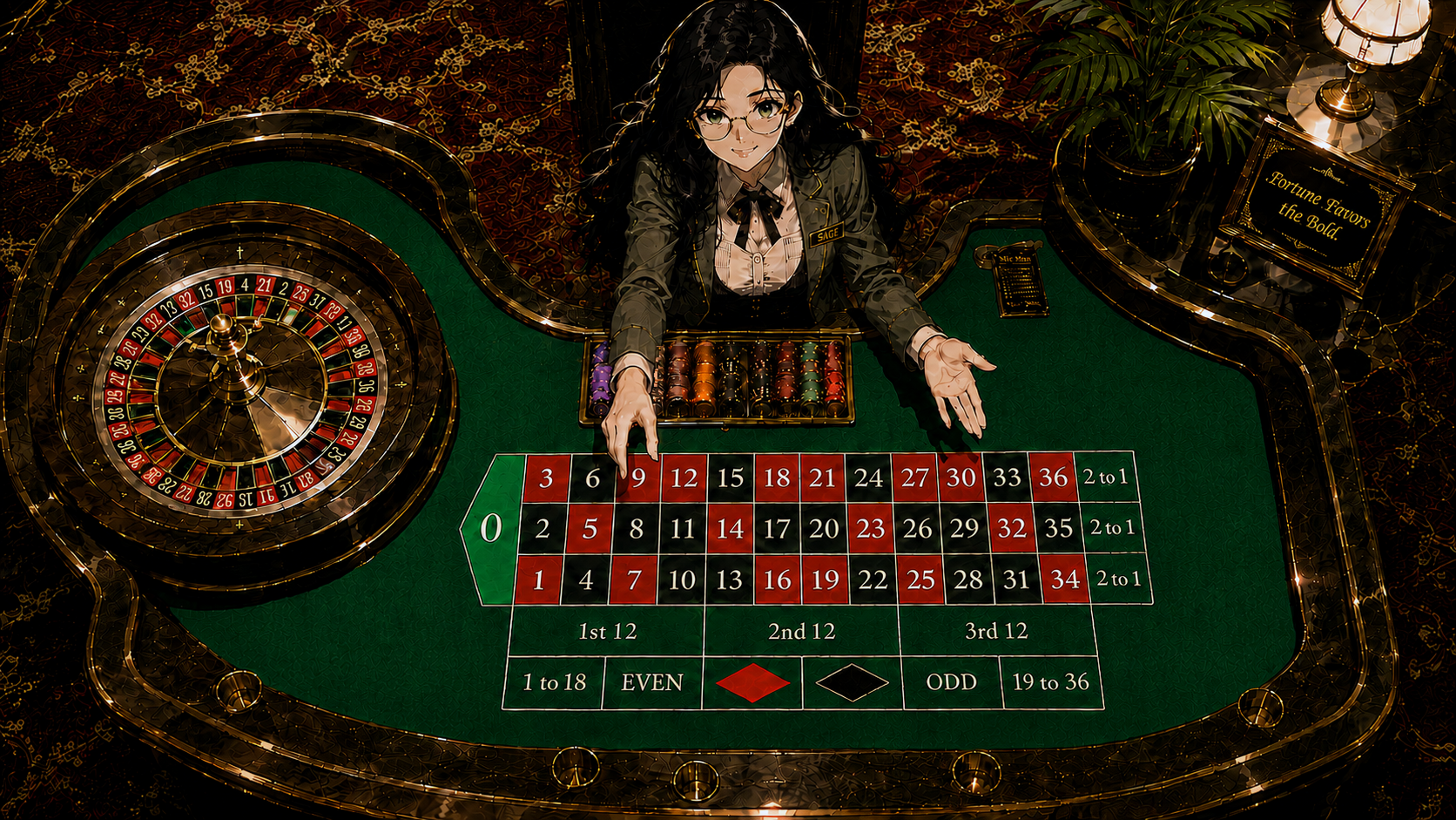 Sage's Roulette gameplay artwork