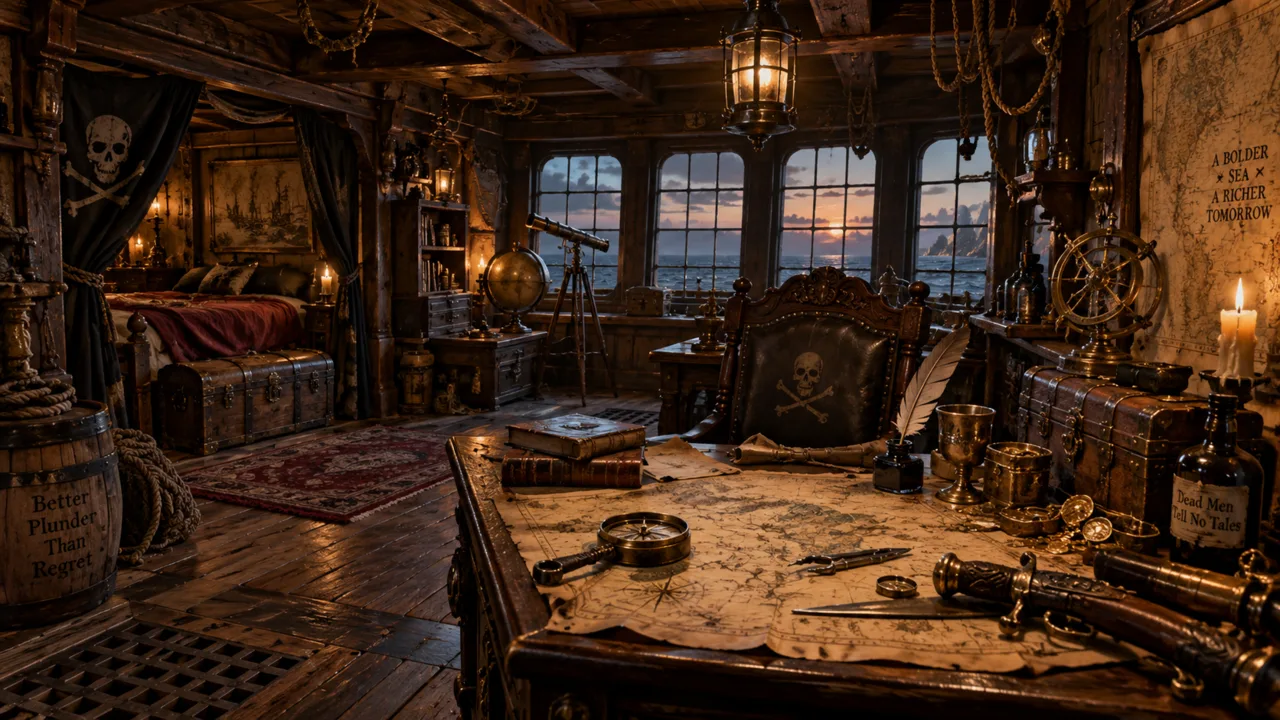 Pirate captain's quarters